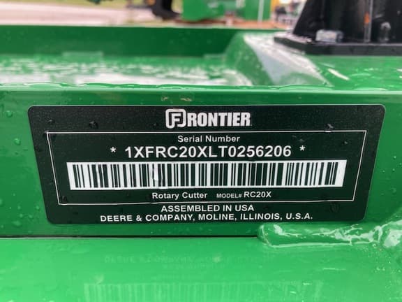Image of Frontier RC2072 equipment image 4