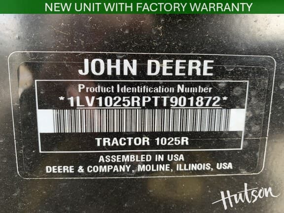 Image of John Deere 1025R equipment image 4