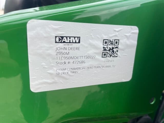 Image of John Deere Z950M equipment image 4