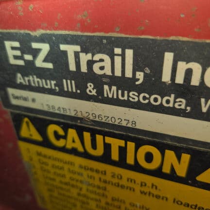 Image of E-Z Trail 3400 equipment image 1