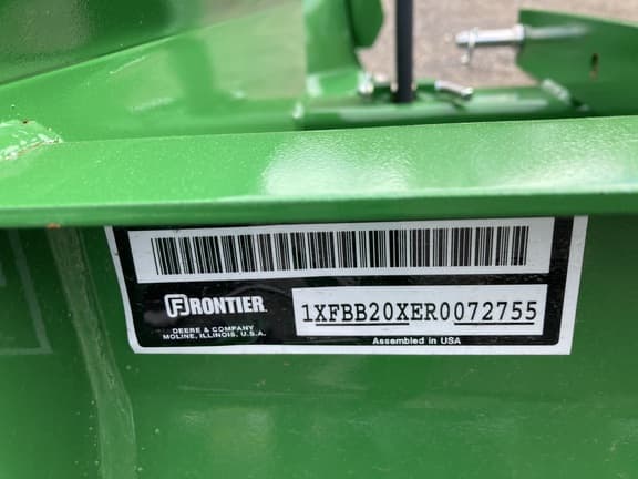 Image of Frontier BB2048 equipment image 1