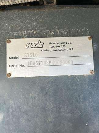 Image of Hagie STS10 equipment image 2