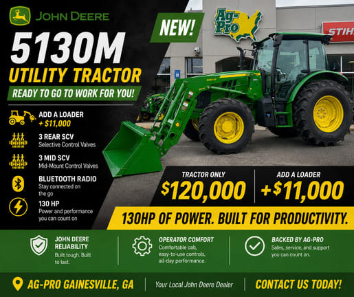 John Deere 5130M Equipment Image0