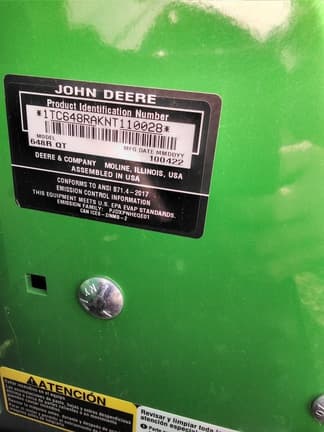 Image of John Deere 648R Image 1