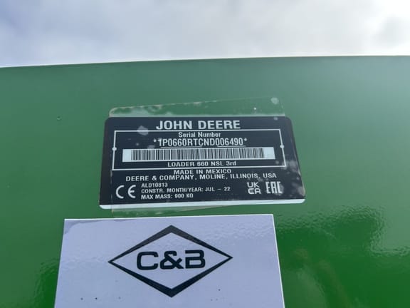 John Deere 660R Equipment Image0