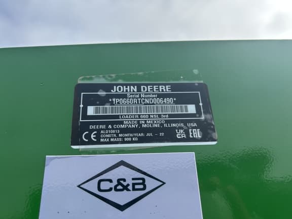 Image of John Deere 660R Image 0