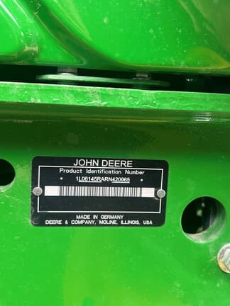Image of John Deere 6R 145 equipment image 3