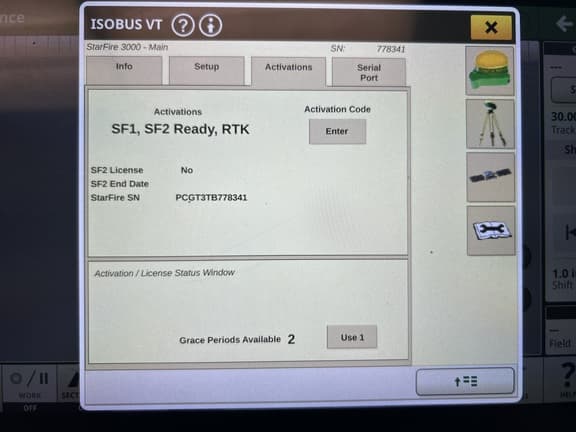 Image of John Deere StarFire 3000 Image 1