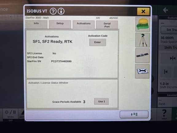 Image of John Deere StarFire 3000 Image 1