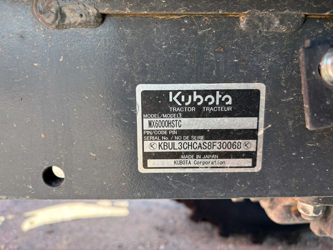 Image of Kubota MX6000 Primary image