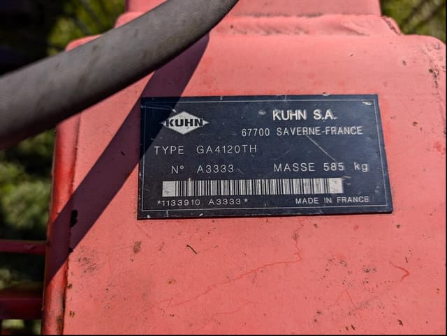 Image of Kuhn GA4120TH equipment image 4