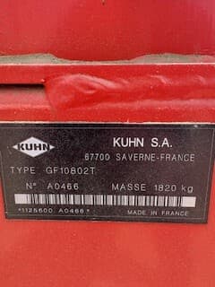 Image of Kuhn GF10802T equipment image 4