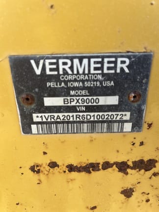 Vermeer BPX9000 Equipment Image0