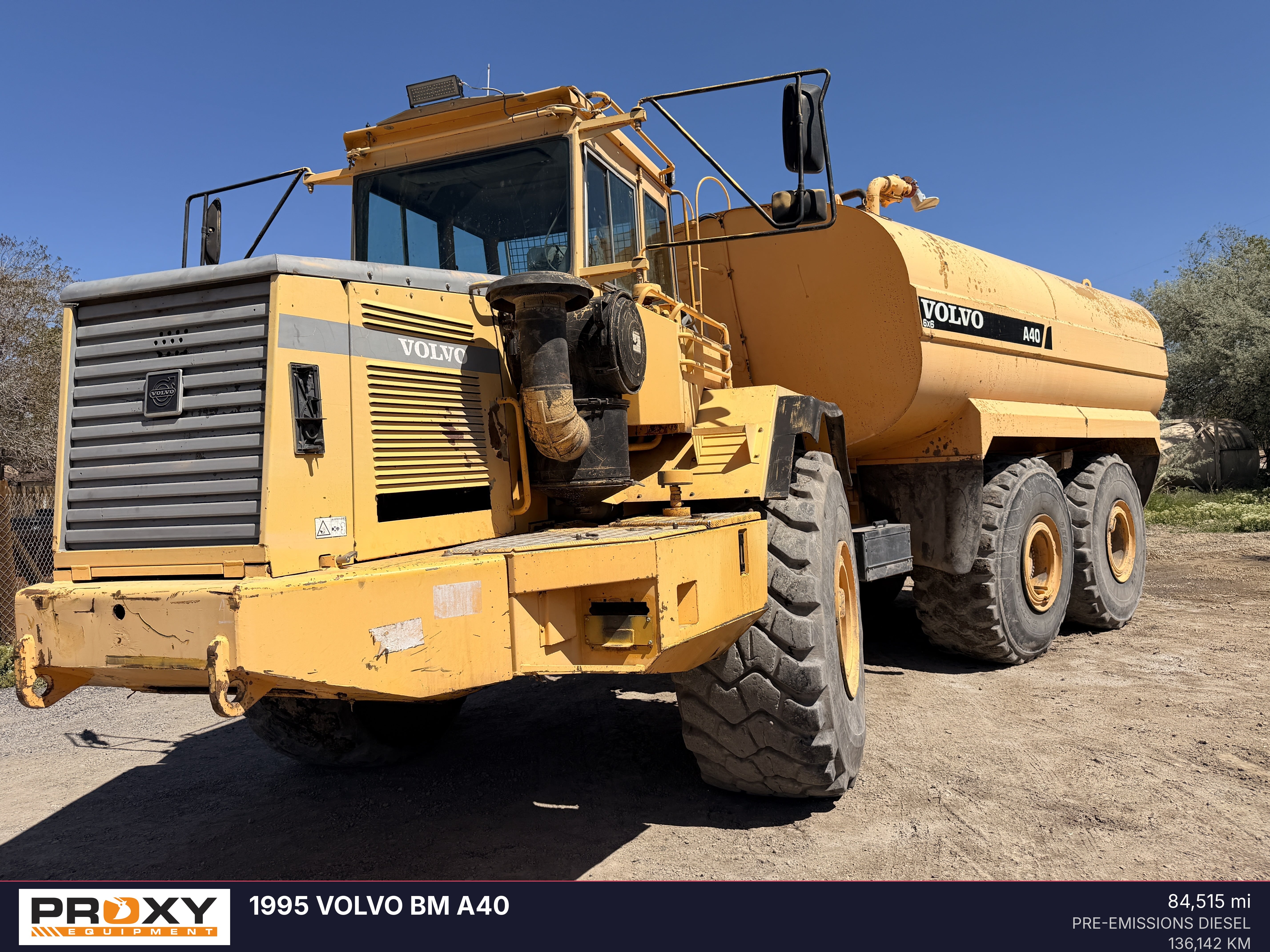 1995 Volvo A40 Equipment Image0